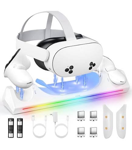 Amazon.co.jp: Eslick 充電ドック Oculus Quest 2用 磁気充電
